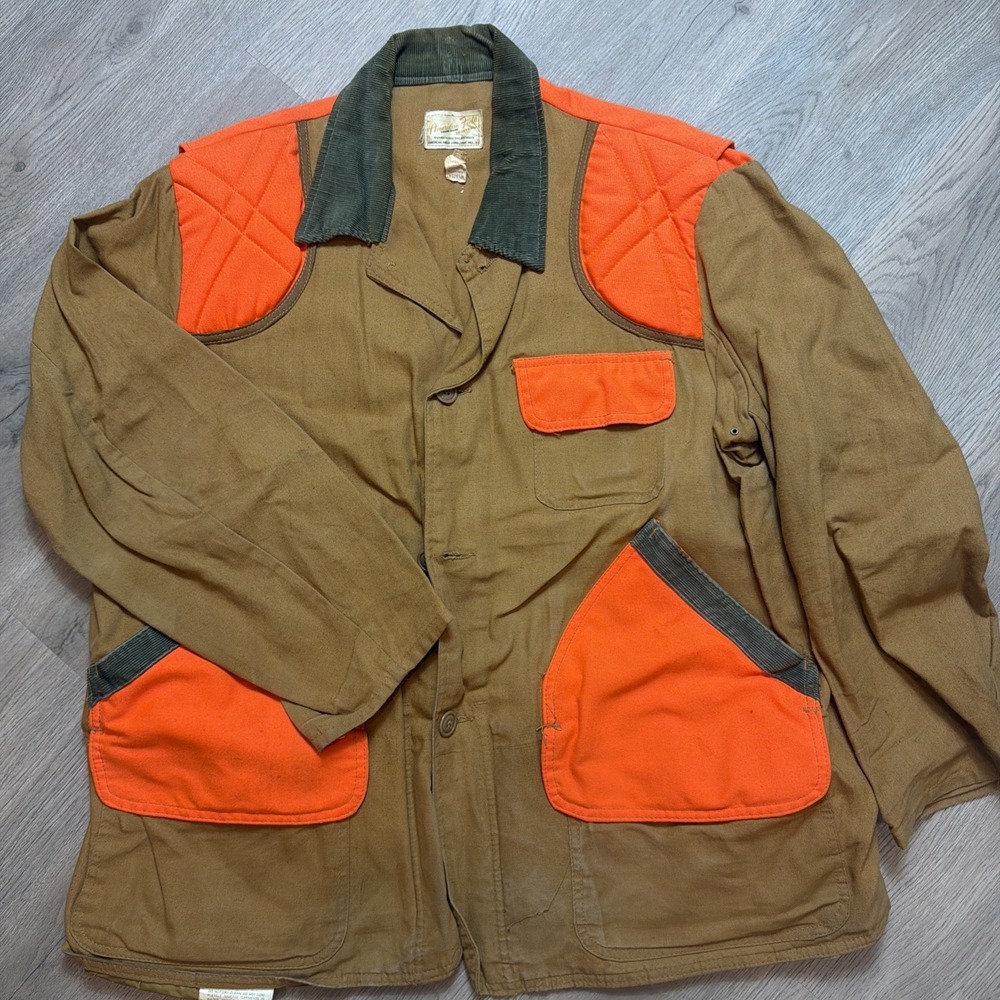 VTG AmericaField Trade Mark Sportswear 100 Cotton Size XL Hunting Canvas No Wash